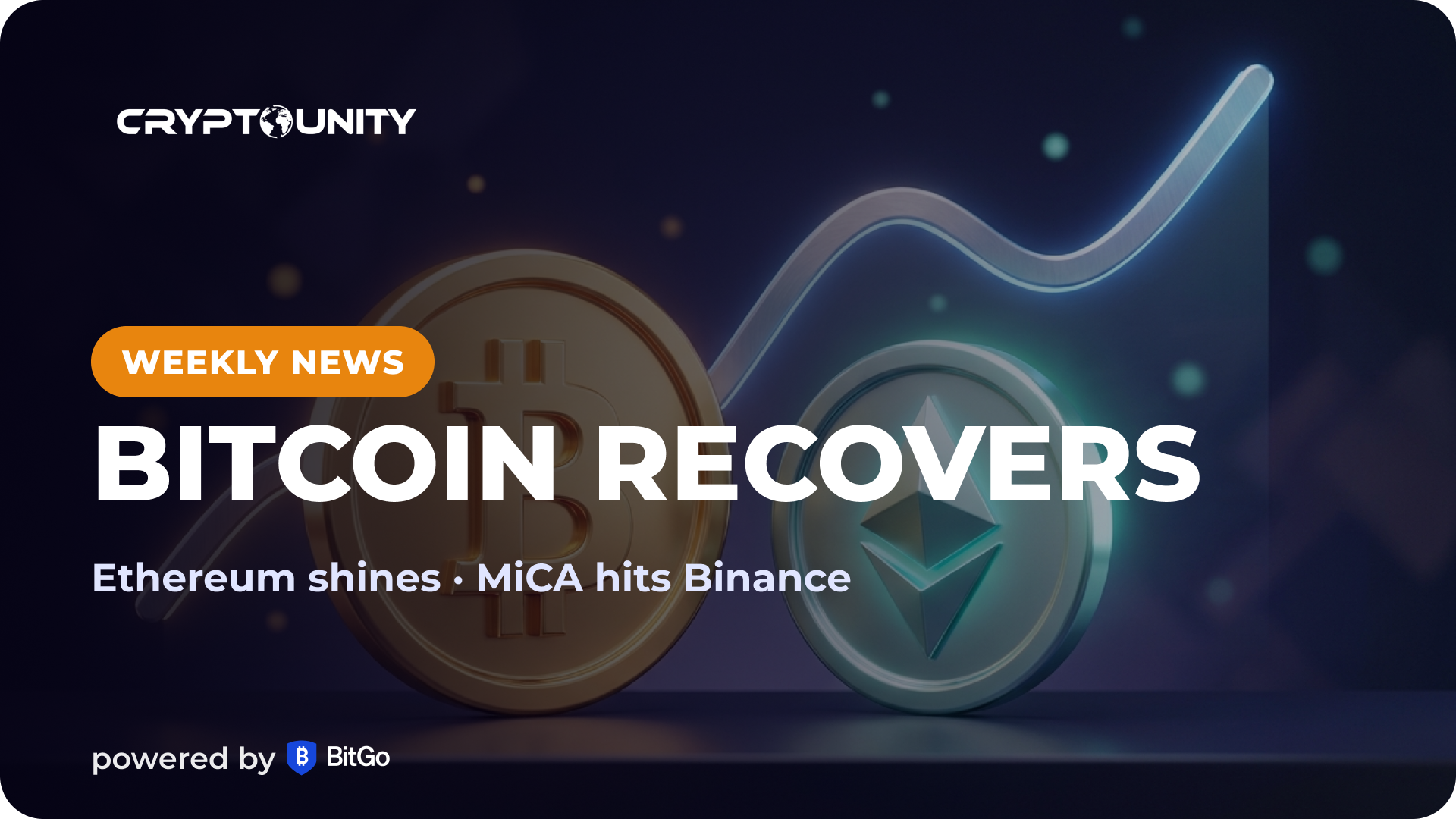 Bitcoin recovers, Ethereum shines, MiCA squeezes Binance