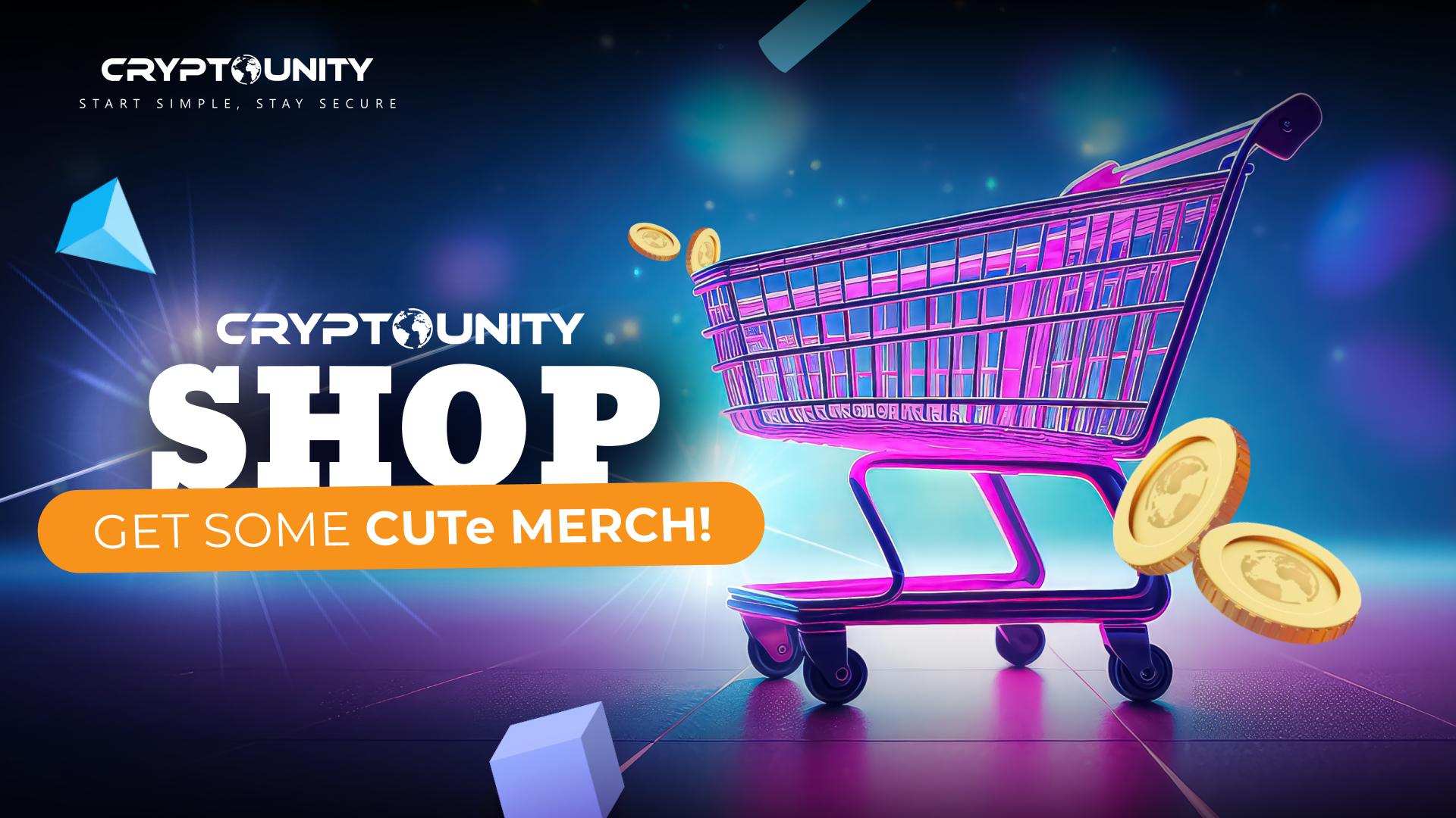 La Tienda de Merchandising de CryptoUnity Abre ahora! 🛍️