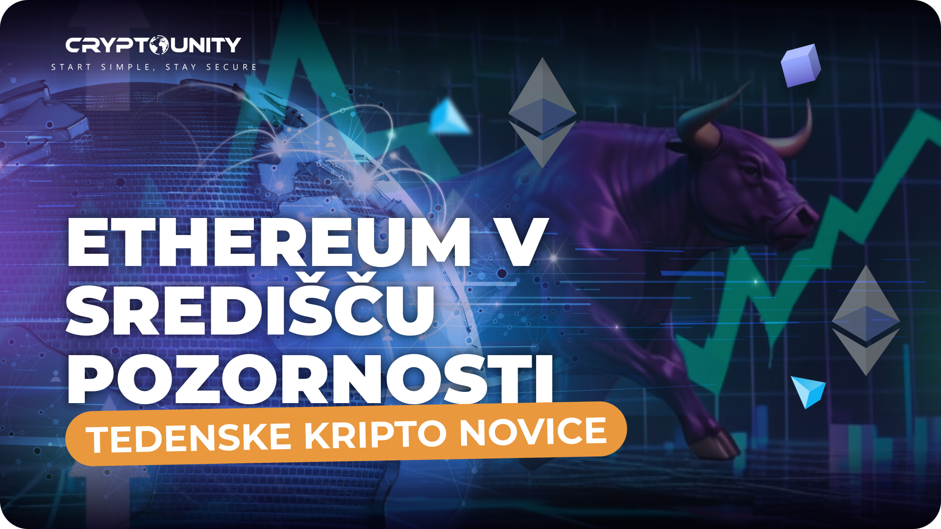 Ethereum v vzponu, Bitcoin na razpotju: Kaj sledi? | Tedenske kripto novice