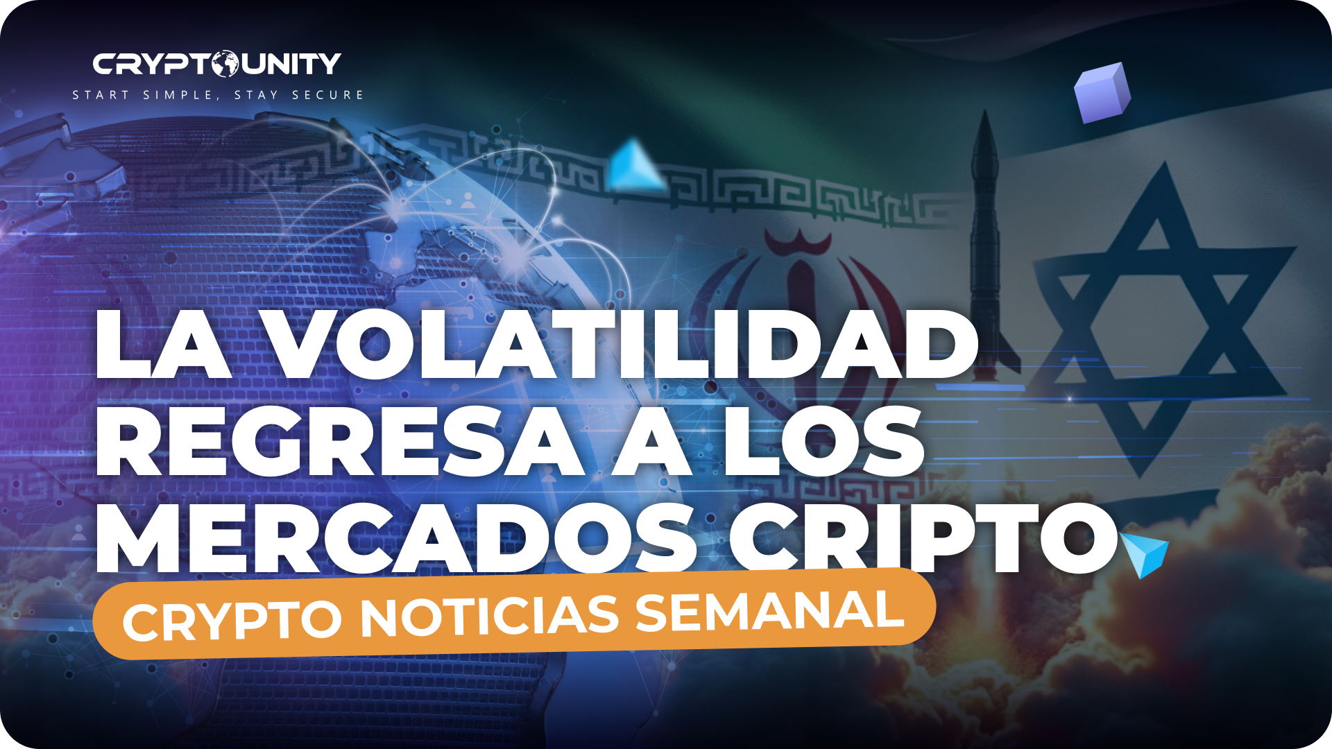 Israel–Iran sacude las criptomonedas, todos los ojos puestos en la Fed hoy | Noticias Cripto Semanales