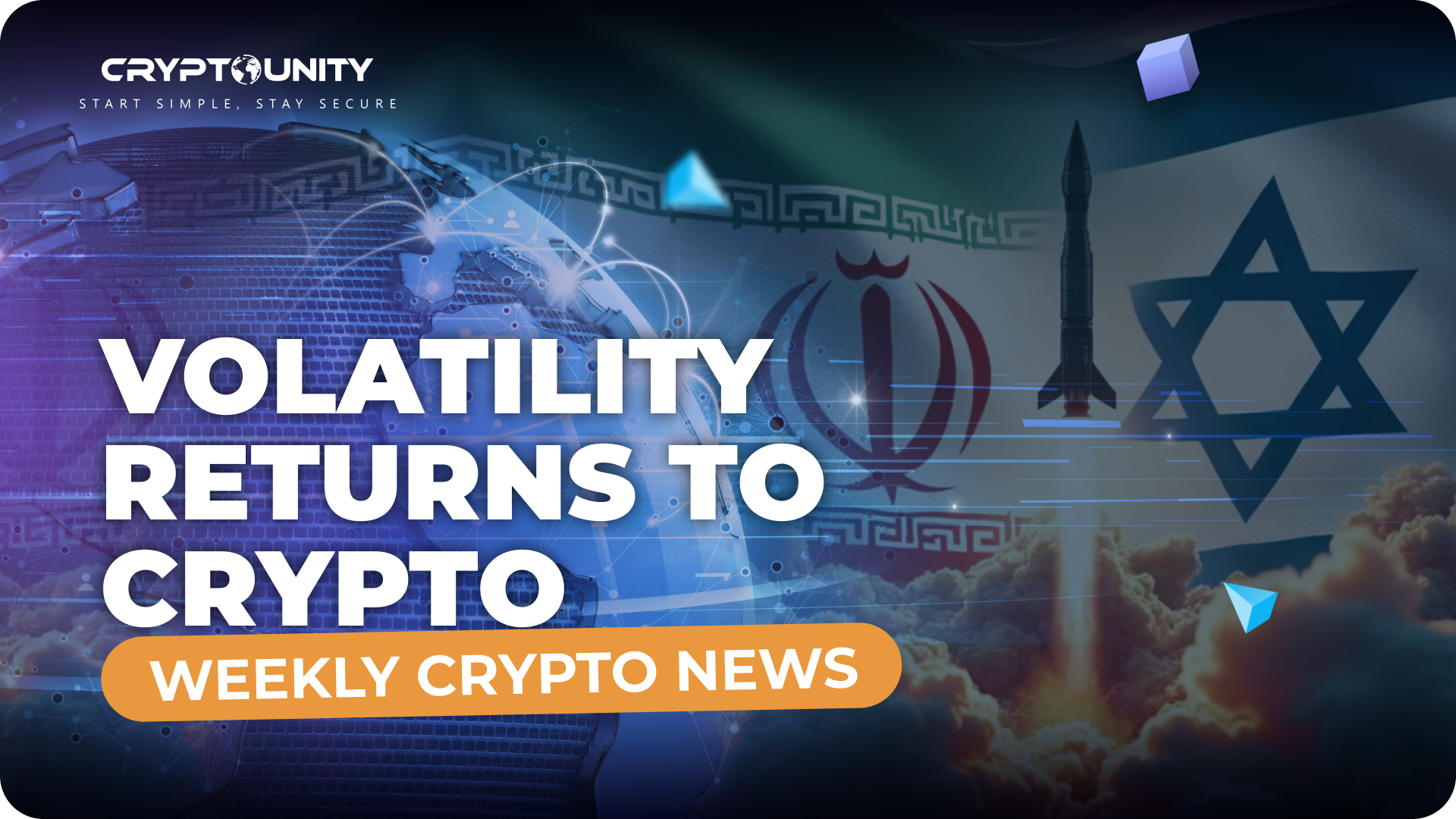 Israel–Iran Shakes Crypto, All Eyes on Fed Today | Weekly Crypto News