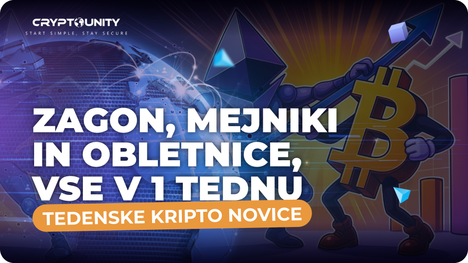 Ethereum prekaša Bitcoin, medtem ko se BTC približa najvišji vrednosti vseh časov | Tedenske kripto novice