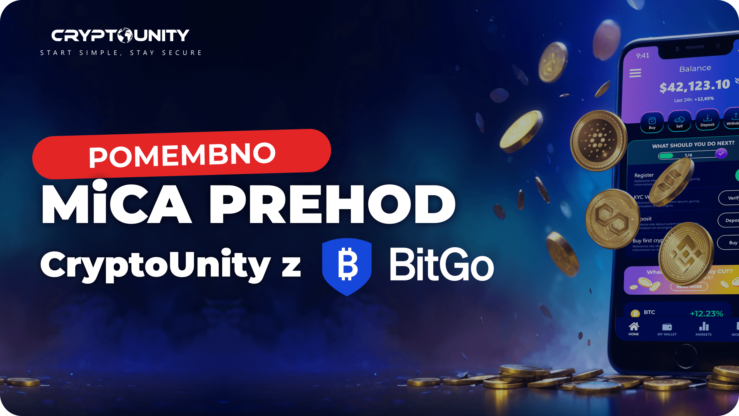 Pomembna nadgradnja CryptoUnity in prehod na MiCA