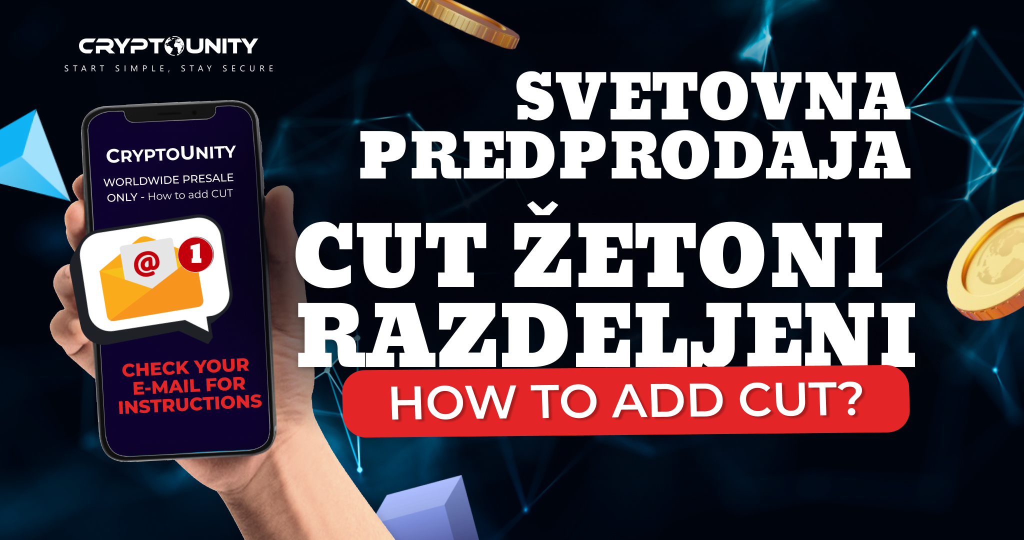 DISTRIBUCIJA ŽETONOV CUT JE ZAKLJUČENA! 🥳